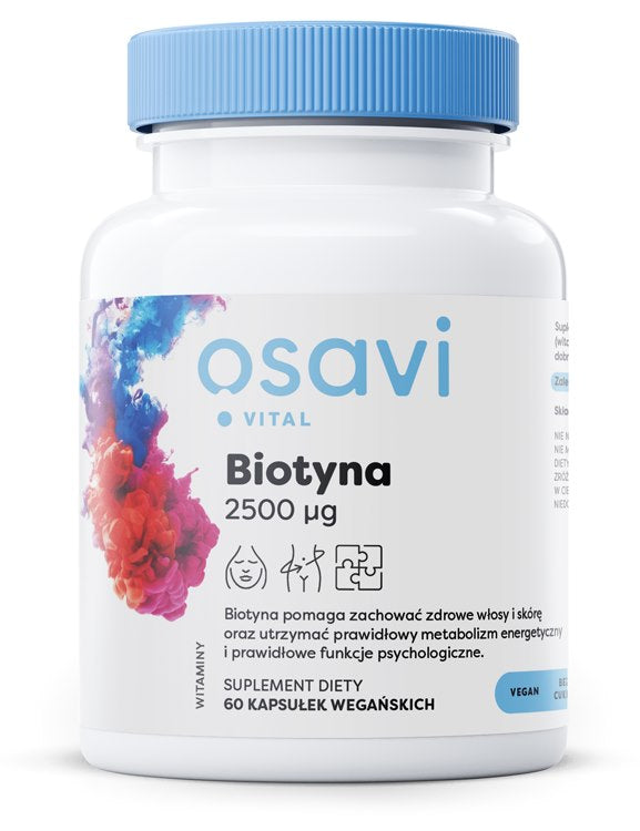 Osavi Biotīns 2500 mcg 60 kapsulas