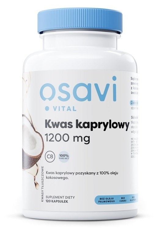 Osavi kaprilskābe 600 mg 120 kapsulas