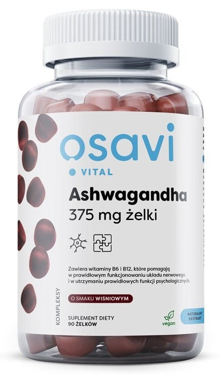 Osavi Ašvaganda 125 mg 90 gumijas konfektes