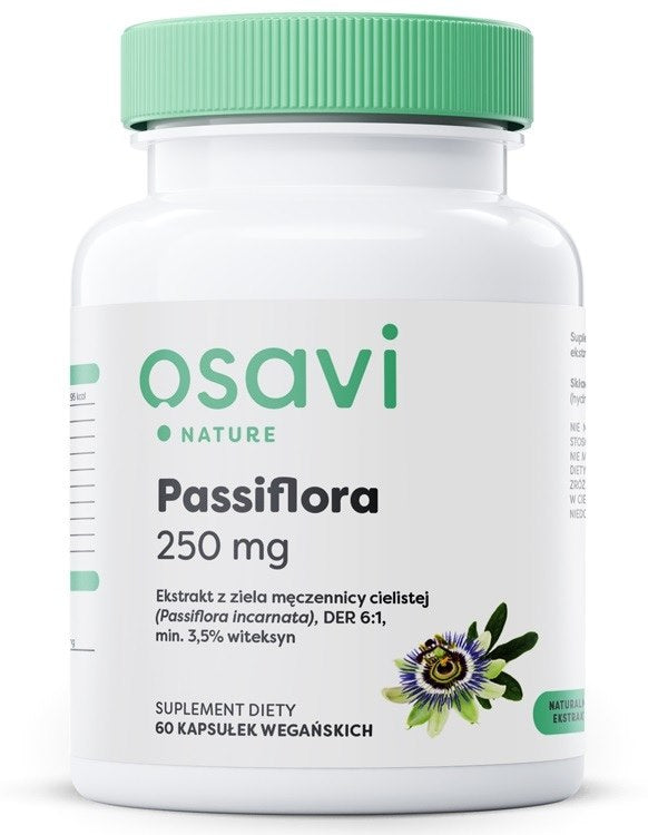 Osavi pasiflora – ekstrakts 250 mg 60 kapsulas