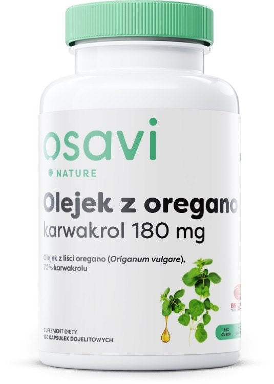 Osavi Oregano eļļa 257 mg 120 kapsulas