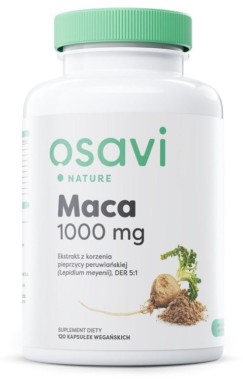 Osavi Maka saknes – 5:1 ekstrakts 500 mg 120 kapsulas