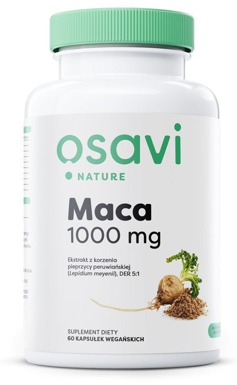 Osavi Maca saknes – 5:1 ekstrakts 500 mg 60 kapsulas