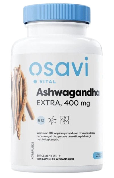Osavi Ašvaganda Extra 400 mg 120 kapsulas