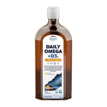 Osavi Daily Omega +D3 1600 mg, dabīgs citronu aromāts 500 ml