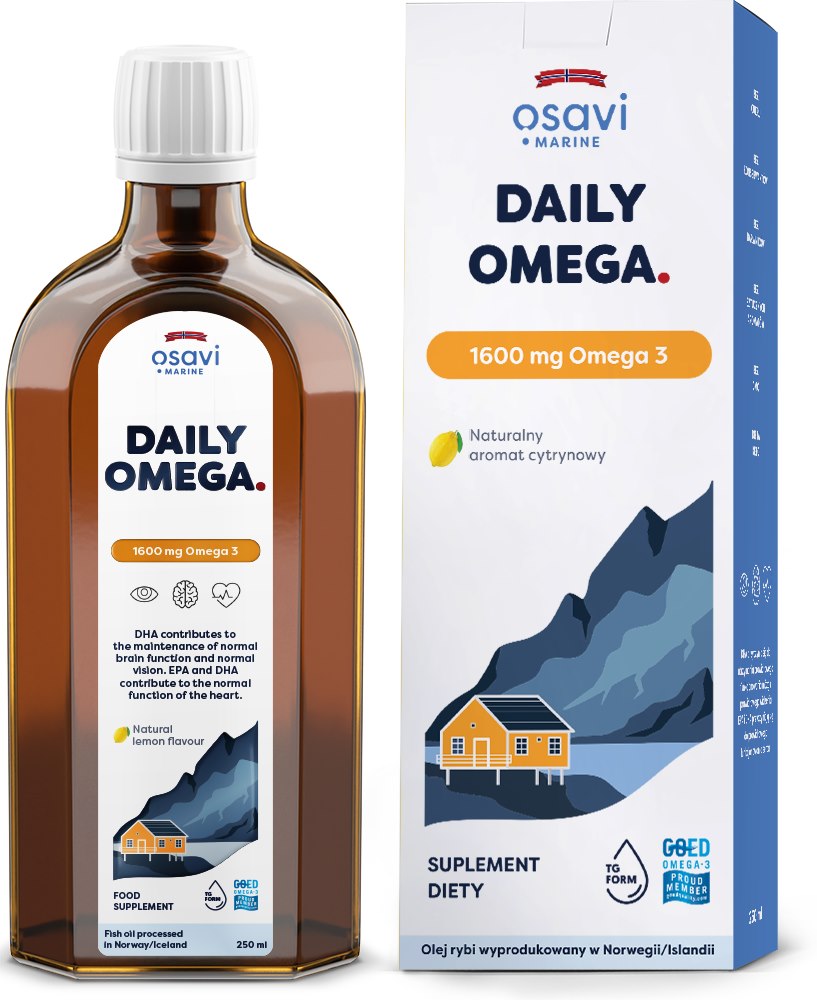 Osavi Daily Omega 1600 mg - ar citronu garšu 250 ml