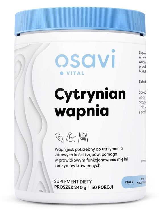 Osavi kalcija citrāta pulveris 240 g