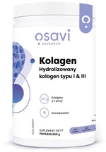 Osavi hidrolizēts I un III tipa kolagēns, 600 g