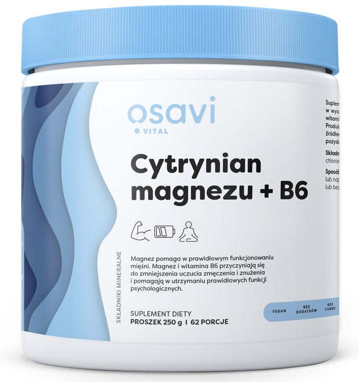 Osavi magnija citrāts + B6 250 g