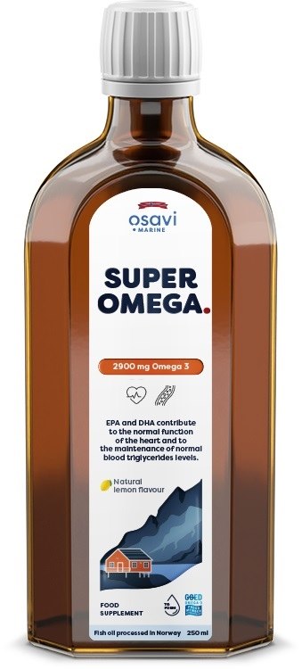 Osavi Super Omega, 2900 mg - citronu garša 250 ml