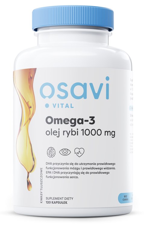 Osavi Omega-3 zivju eļļa 1000 mg 120 kapsulas