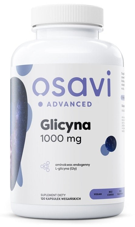 Osavi glicīns 1000 mg 120 kapsulas