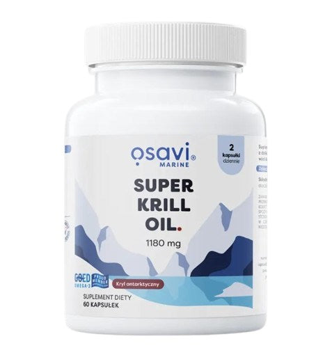 Osavi Super Krill Oil jūras 1180 mg 120 kapsulas