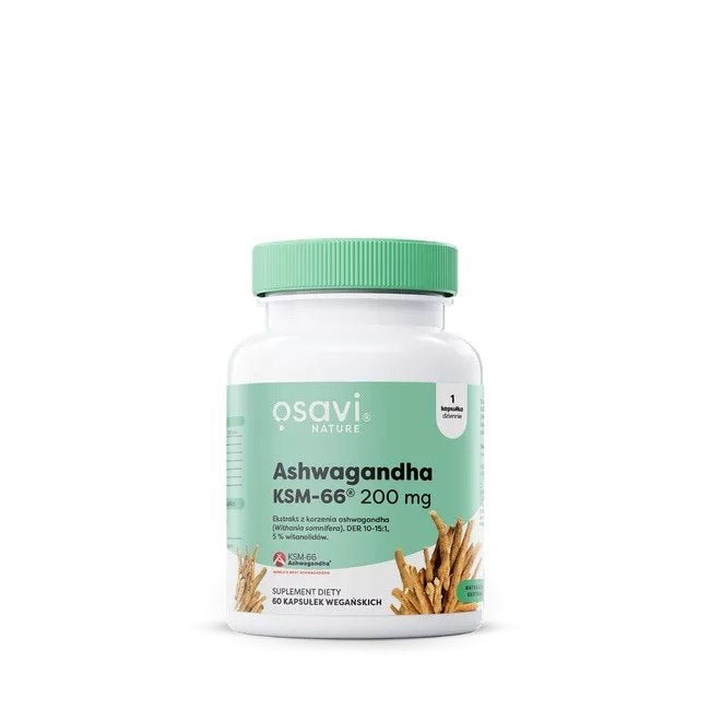 Osavi Ašvaganda KSM-66® 200 mg 60 kapsulas