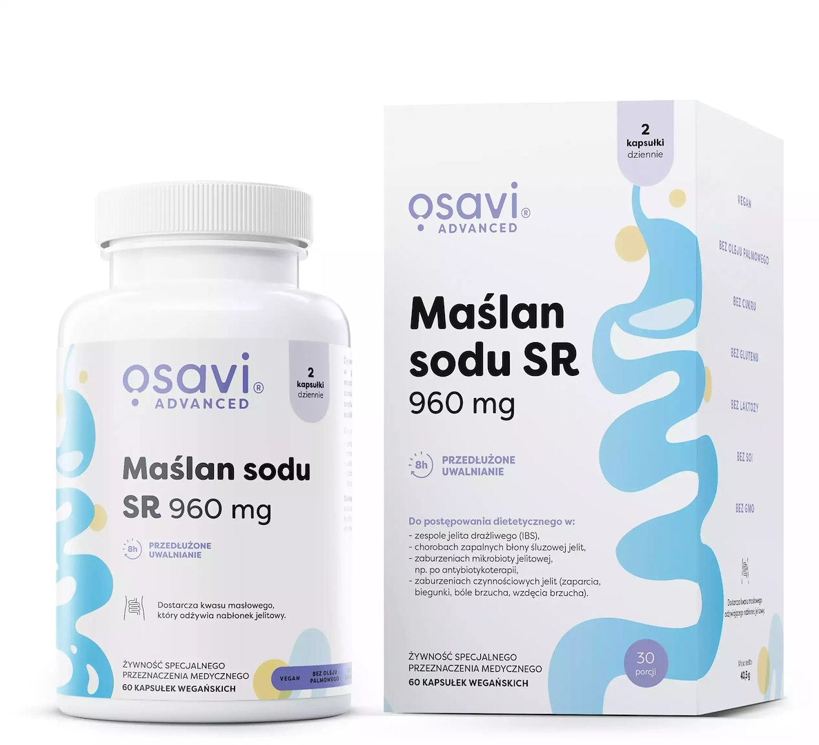 Osavi nātrija butirāts SR 60 kapsulas