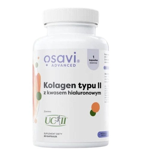 Osavi II tipa kolagēns ar hialuronskābi 60 kapsulas