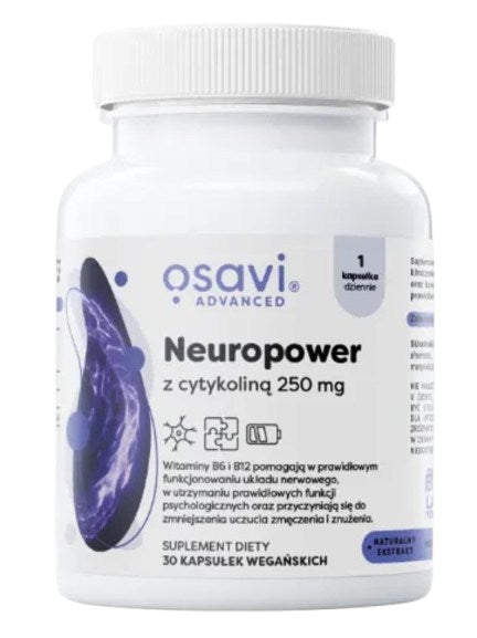 Osavi Neuropower ar citikolīnu 250 mg 60 kapsulas