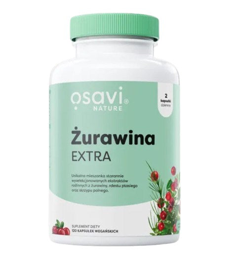 Osavi dzērveņu ekstrakts 60 kapsulas