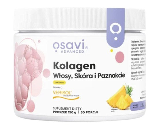 Osavi Kolagēns matiem, ādai un nagiem, ananāsu garša 150 g