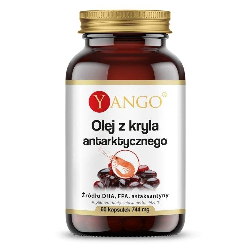 Yango Antarktikas krilu eļļa 500 mg 60 kapsulas