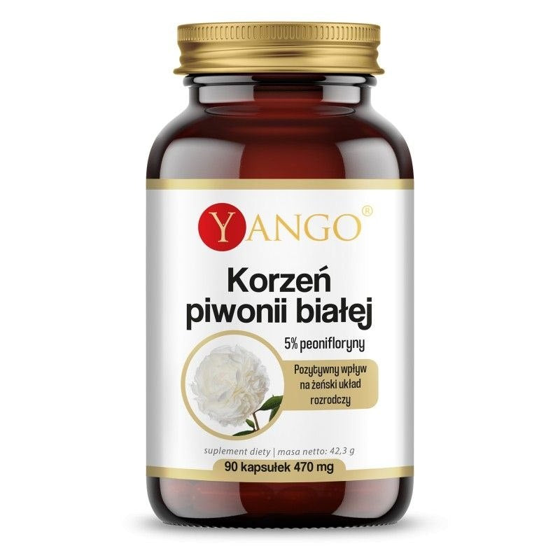 Yango baltās peonijas sakne 90 kapsulas