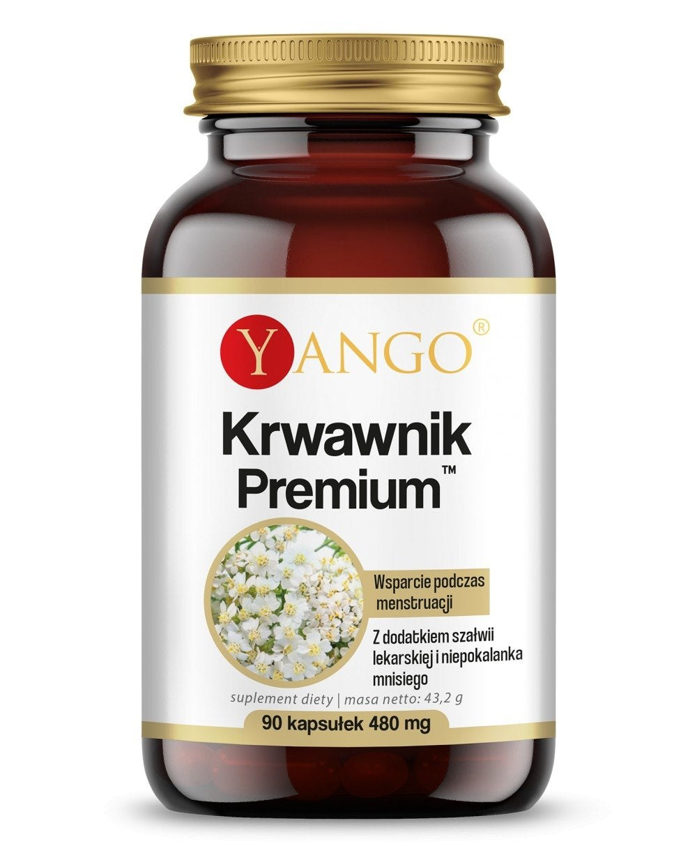 Yango pelašķu ziedu Premium 90 kapsulas
