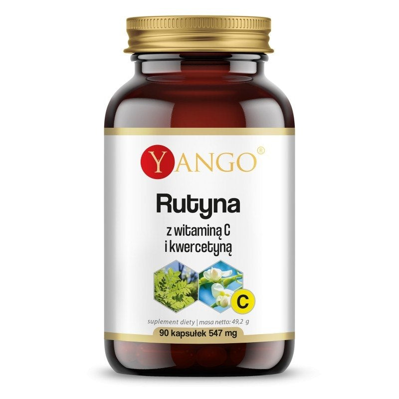Yango Rutīns ar C vitamīnu un kvercetīnu 90 kapsulas