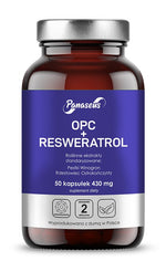 PANASEUS OPC + resveratrols 50 kapsulas