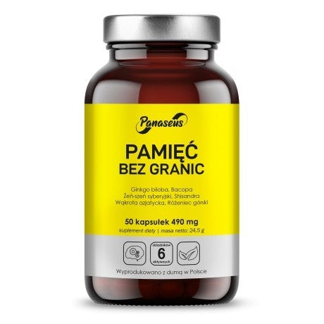 PANASEUS bezgalīgā atmiņa 50 kapsulas