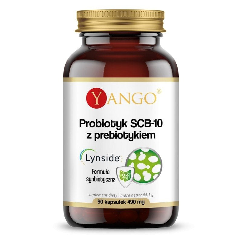 Yango Probiotiķis SCB-10 ar prebiotikām 90 kaps.