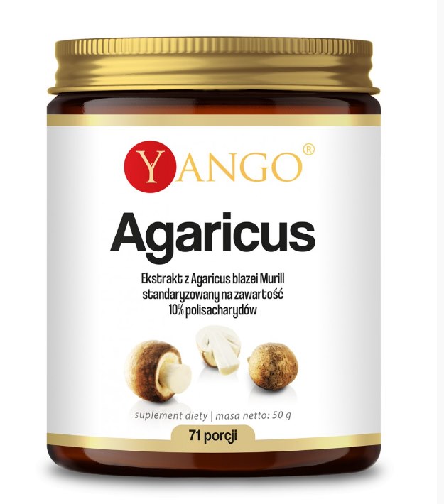 Yango agariks — 10 % polisaharīdu ekstrakts, 50 g