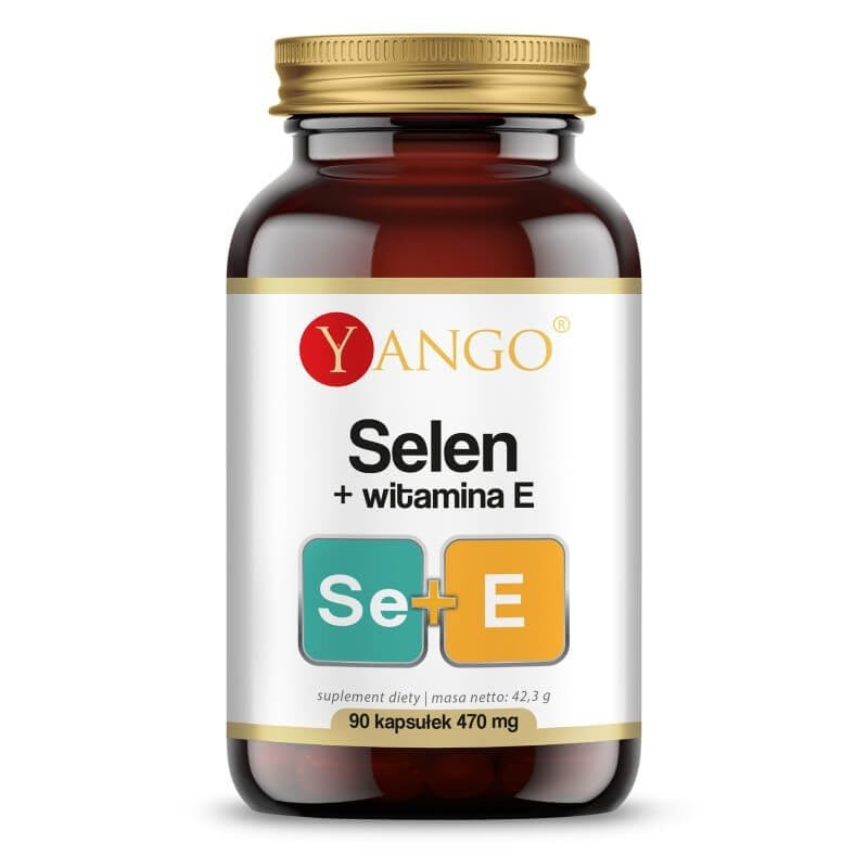 Yango Selēns + dabīgais E vitamīns 90 kaps.