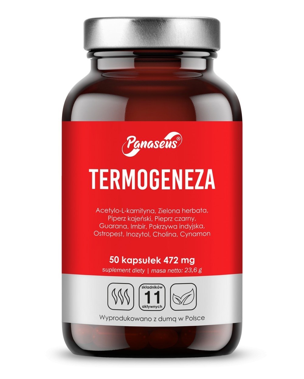 PANASEUS termogenēze, 50 kapsulas