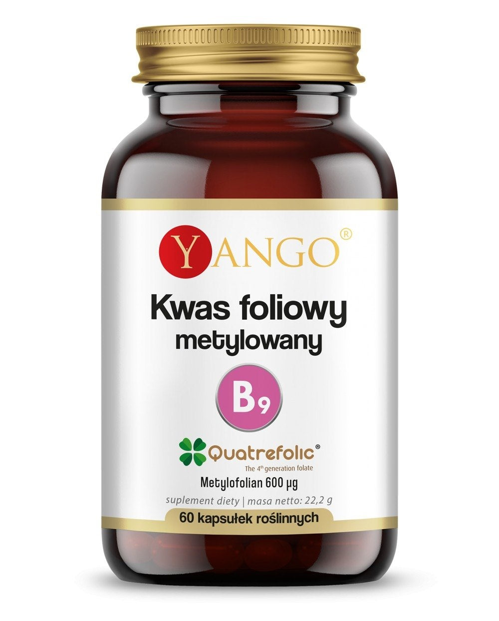 Yango metilfolāts 60 kapsulas