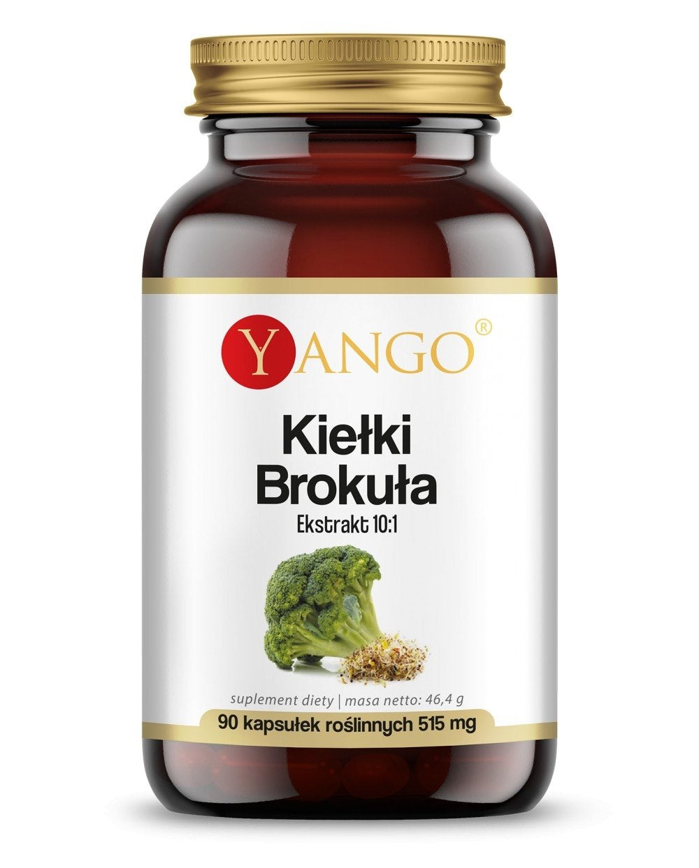 Yango brokoļu dzinumi – 10:1 ekstrakts, 90 kapsulas