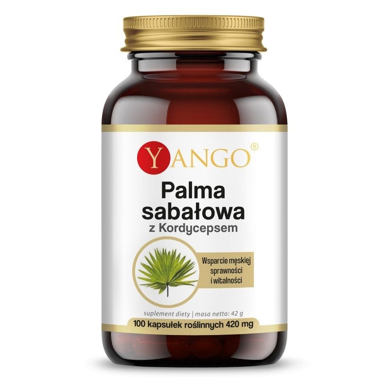 Yango Sabalpalma ar kordicepsu, 100 kapsulas