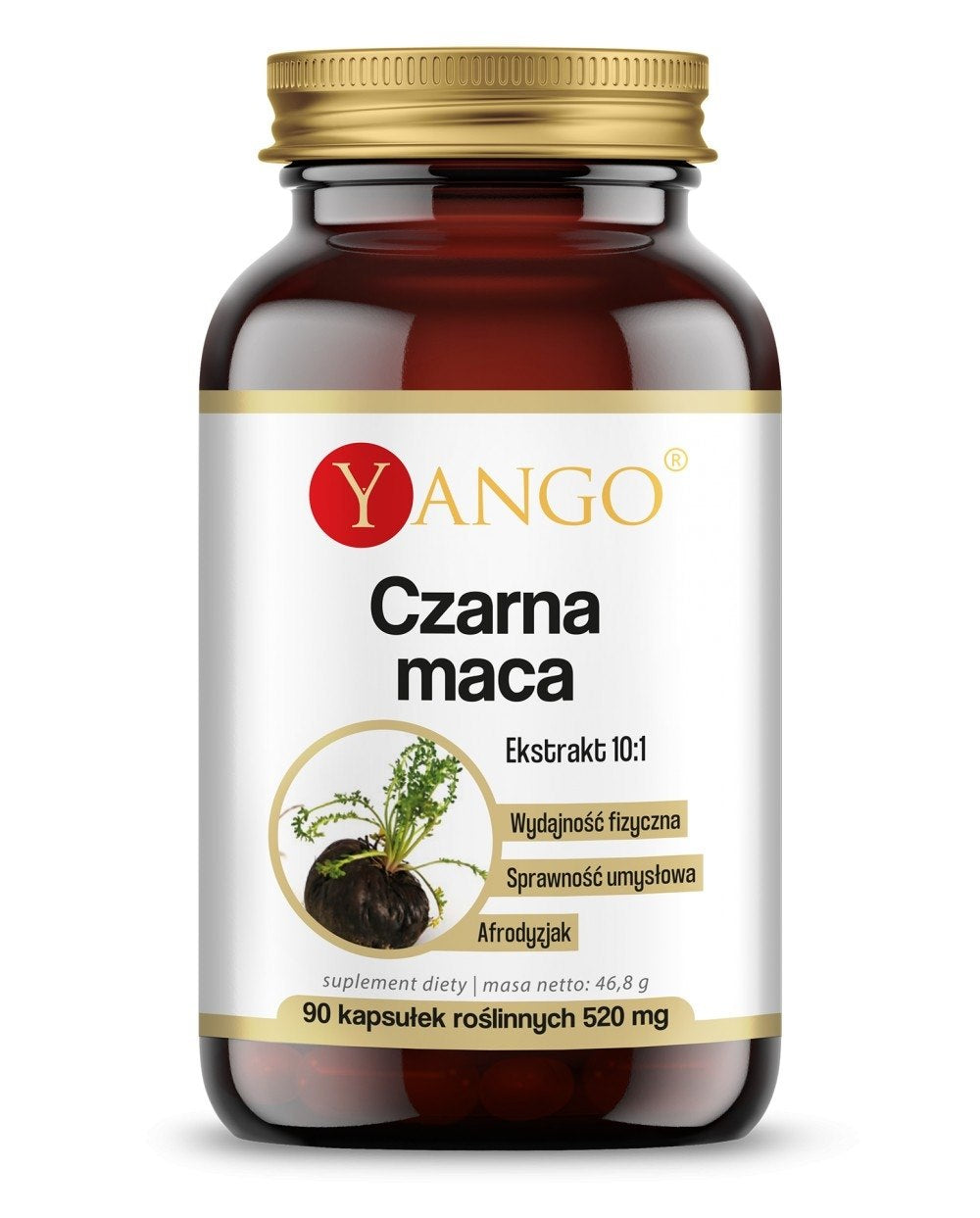 Yango melnā maka 90 kapsulas