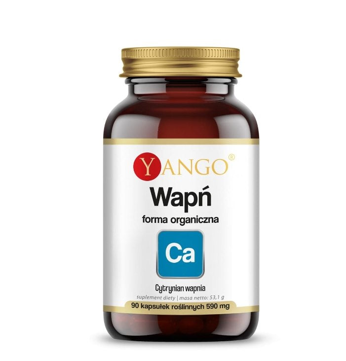 Yango Calcium - kalcija citrāts 90 kapsulas