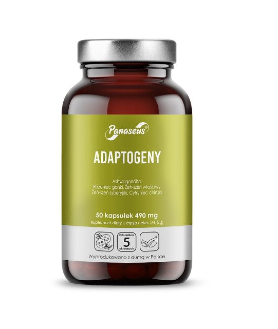 PANASEUS adaptogēni 50 kapsulas
