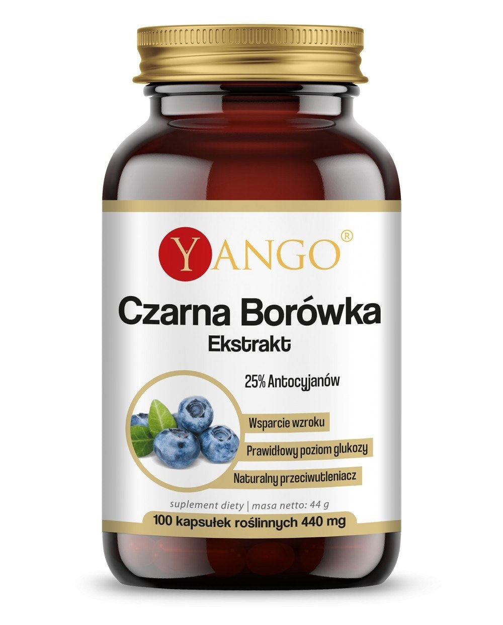 Yango melleņu ekstrakts, 100 kapsulas