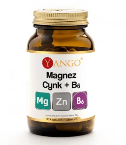 Yango Magnijs + Cinks + B6 vitamīns 90 kapsulas