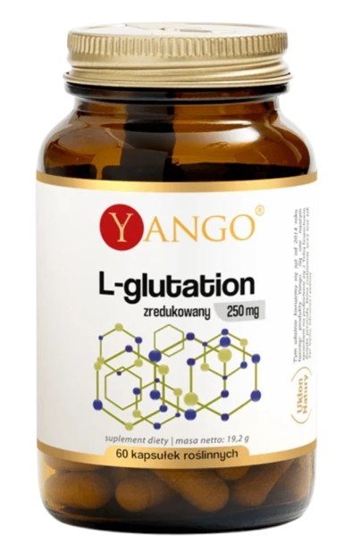 Yango L-glutationa samazinātā veidā 60 kapsulas