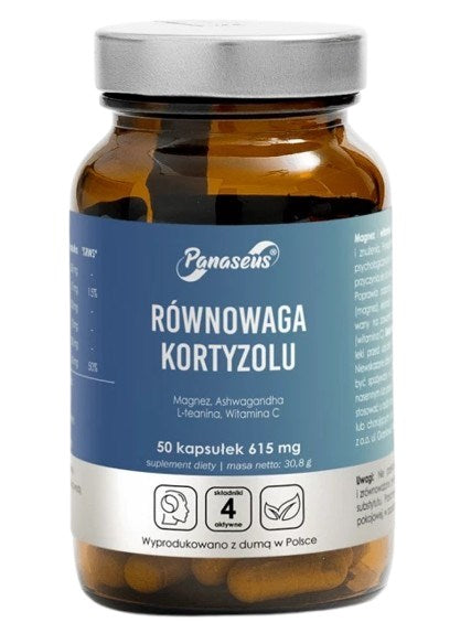 PANASEUS kortizola līdzsvars 50 kapsulas