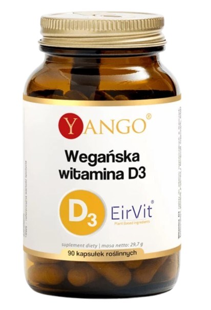 Yango Vegāns D3 vitamīns 90 kaps.