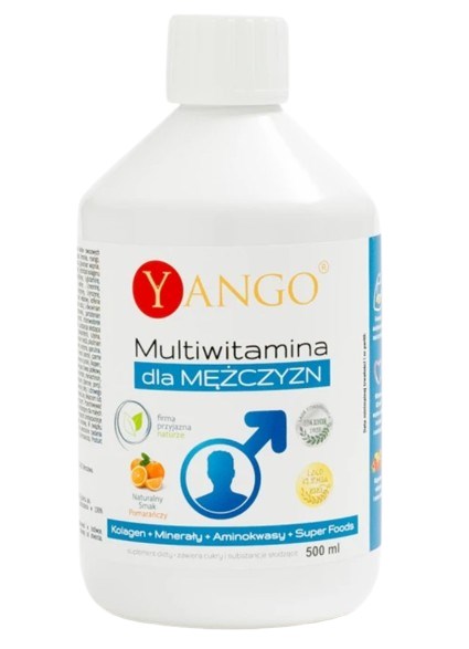 Yango Multivitamīni vīriešiem 500 ml