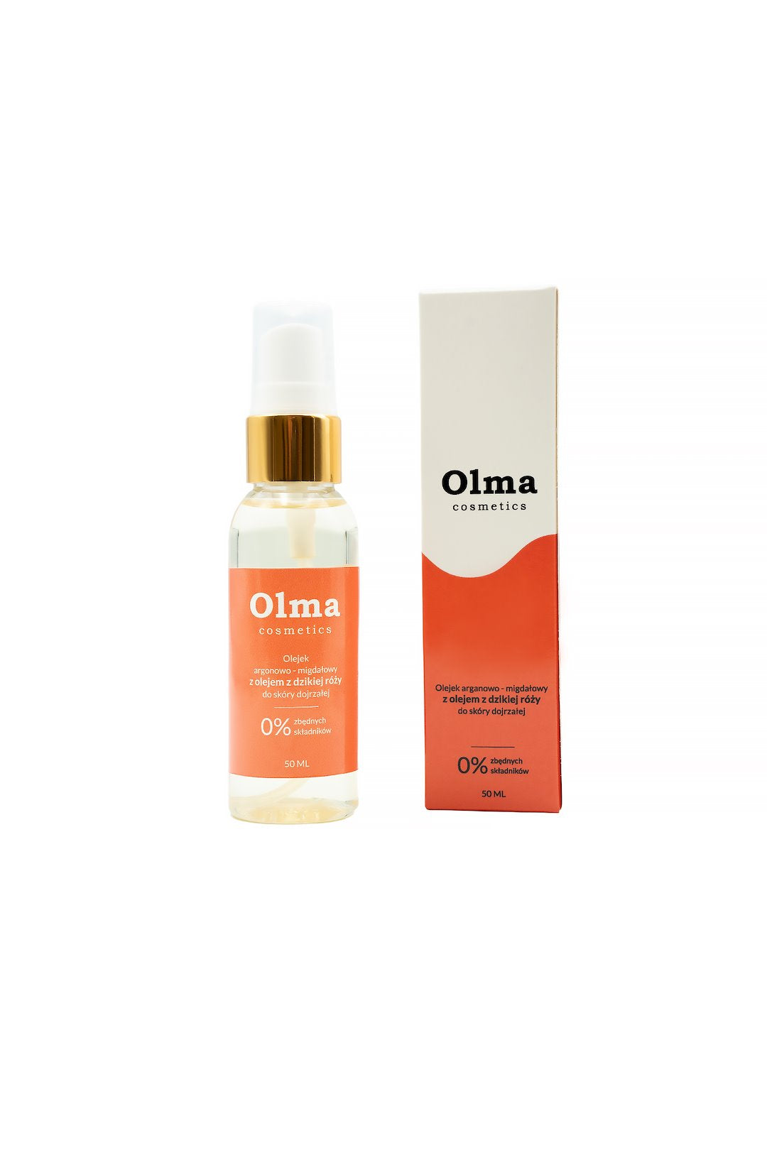 OLMA COSMETICS Argana un mandeļu eļļa ar mežrozīšu eļļu – nobriedušai ādai 50 ml