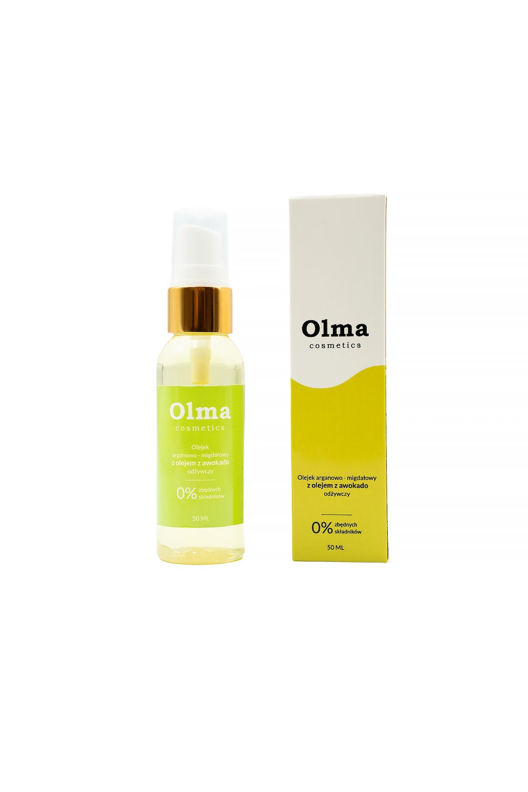 OLMA COSMETICS Argana un mandeļu eļļa ar avokado eļļu - Barojoša 50 ml