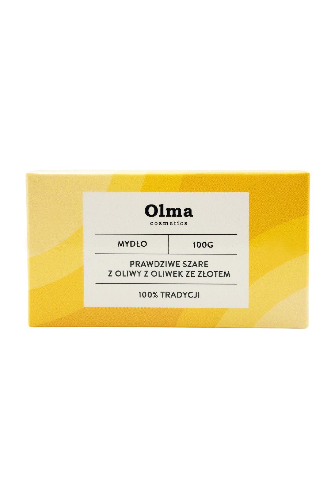 OLMA COSMETICS Īstas pelēkās olīveļļas ziepes ar zeltu 100 g