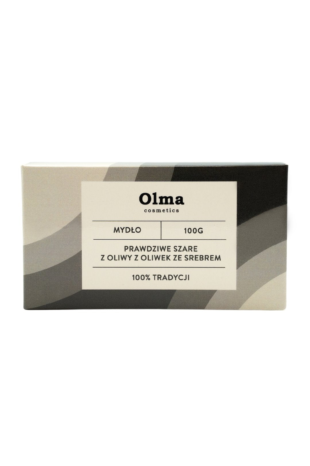 OLMA COSMETICS Īstas pelēkās olīveļļas ziepes ar sudrabu 100 g