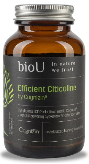 BIOU Citicoline - efektīvs citikolīns no Cognizin 60 kapsulas